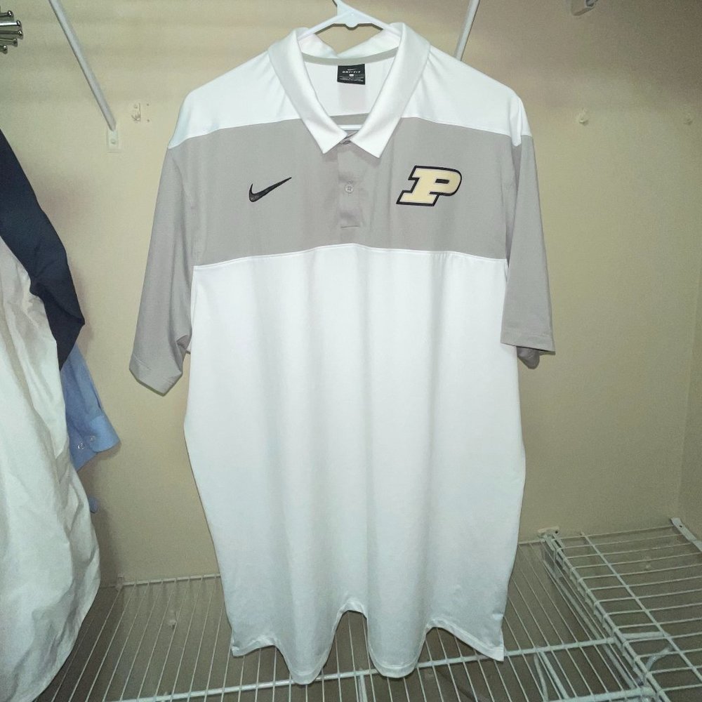 Purdue Nike Golf Polo